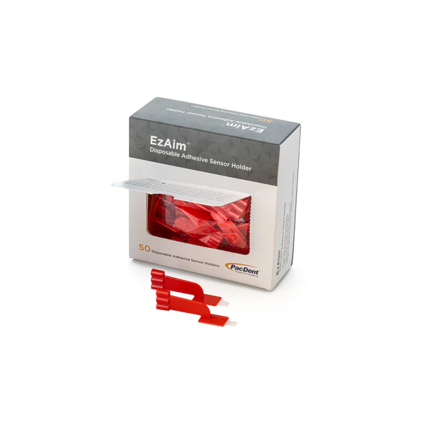 Medidenta - X-Ray Accessories - EzAim® Sensor Holder Tabs (Individually Cut Tabs) - Red Bitewing