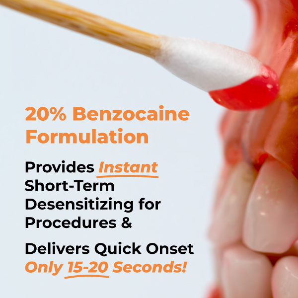 Medidenta - Products - GINGIcaine Topical Anesthetic Gel 20% Benzocaine 02