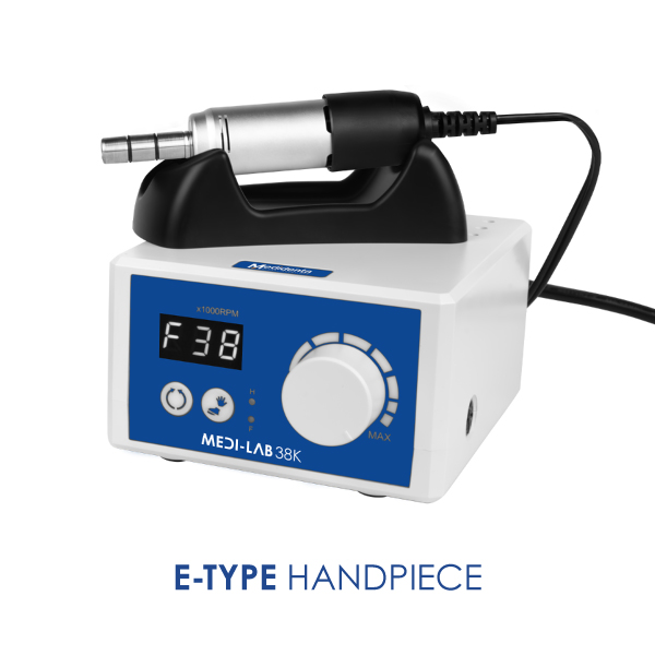 Medidenta - Handpieces - Laboratory - Medi-Lab 38K Kit With Dental Lab Brush Micromotor Handpiece 05 (E-Type)